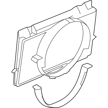GM 15183154 Fan Shroud