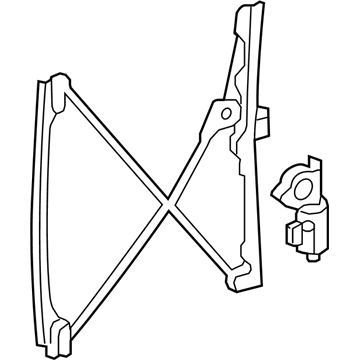 Chevy Suburban 2500 Window Regulator - 20971730