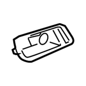 GM 22855617 Handle, Inside, Front Driver Side