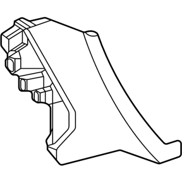 GM 84651918 Filler Panel, Black, Driver Side