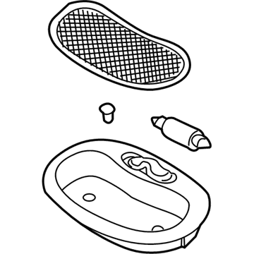 Pontiac 96650542 Dome Lamp Assembly