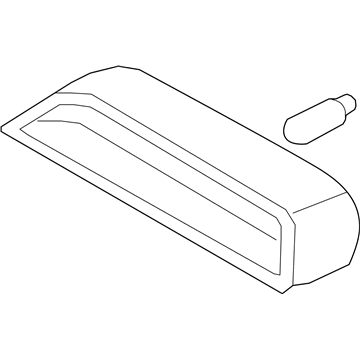 GM 96650609 High Mount Lamp, Beige