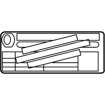 Buick 19206430 Tire Info Label