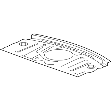 GM 22947112 Package Tray Panel, Rear