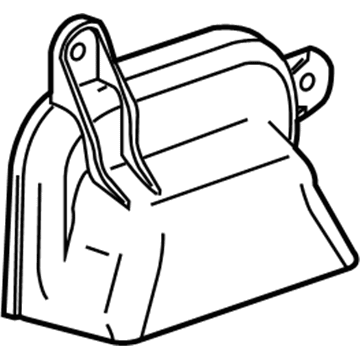 GM 22744431 Water Shield, Rear Outer Driver Side