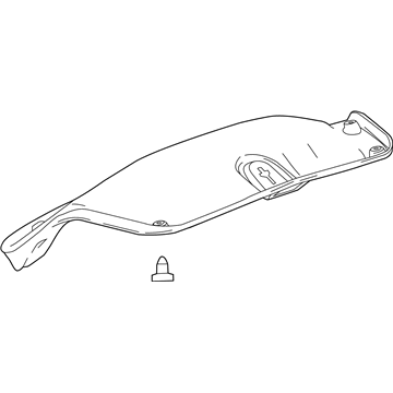 GM 84281898 Trunk Lid Trim, Black Diamon, Rear Inner