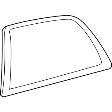 GM 22798069 Window Molding, Rear Driver Side