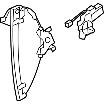 Saturn 23196466 Window Regulator