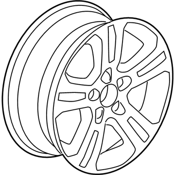 2015 Chevy Captiva Sport Spare Wheel - 22978103