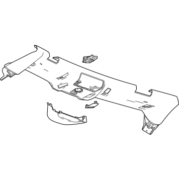 GM 84797953 Header Trim, Black