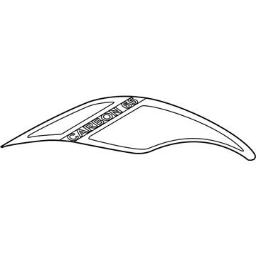 GM 84201697 Nameplate, Front Driver Side