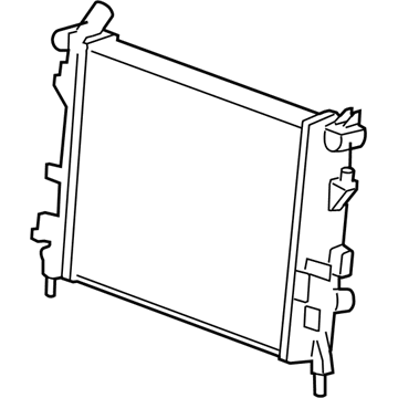 Cadillac SRX Radiator - 19130431