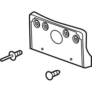 GM 39031033 License Bracket