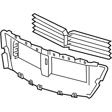 GM 84571731 Shutter Assembly, Front