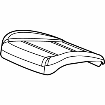 GM 84814373 Cushion Cover, Beige, Driver Side