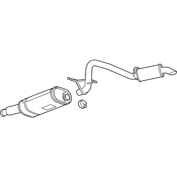 Cadillac Escalade Muffler - 22818060