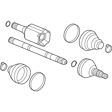 Cadillac XTS Axle Shaft - 22744460