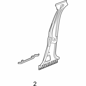 Buick 84784181 Center Pillar Reinforcement