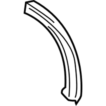 GM 12362947 Weatherstrip, Rear Top Driver Side