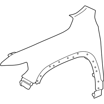 GM 84755856 Fender, Front Passenger Side