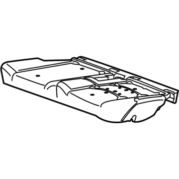 Cadillac Seat Cushion Pad - 23470753