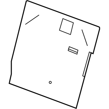 GM 23491895 Seat Back Panel, Rear