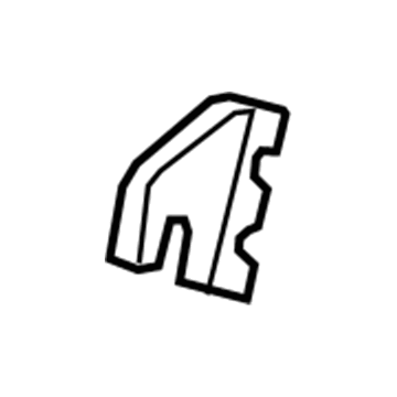 GM 84082721 Armrest Cover, Black, Rear Center