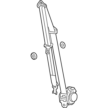 Buick 19370125 Seat Belt Assembly