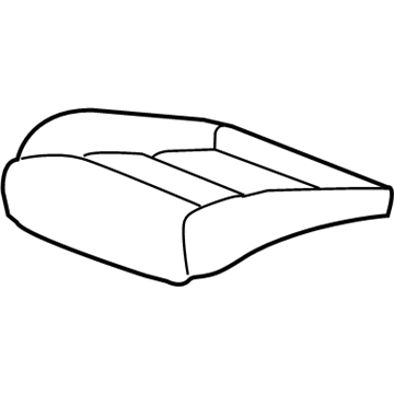 GM 84941748 Cushion Cover, Black, Front Driver Side