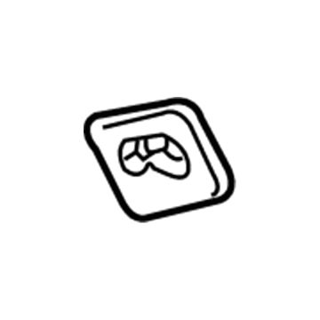 GM 20897230 Retainer Plate, Rear Passenger Side