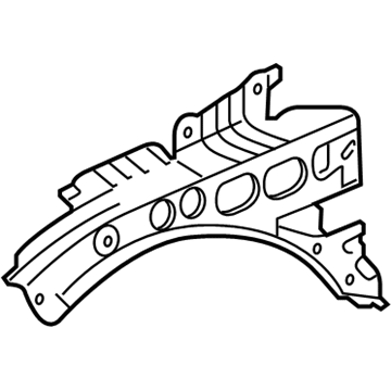 GM 26235169 Upper Outer Rail, Front Driver Side
