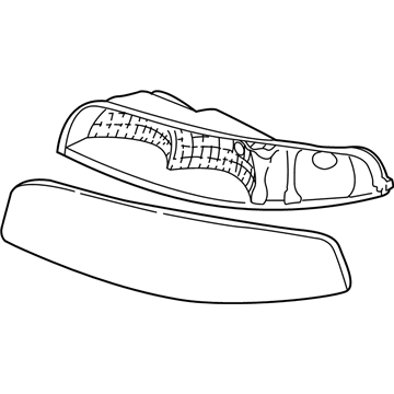 Buick Park Avenue Headlight - 19208224