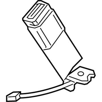 GM 19333399 Buckle, Passenger Side
