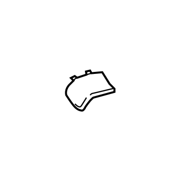 GM 84538004 Access Cover, Jet Black, Rear Lower Driver Side