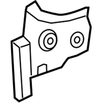 GM 23169462 Upper Reinforcement, Driver Side