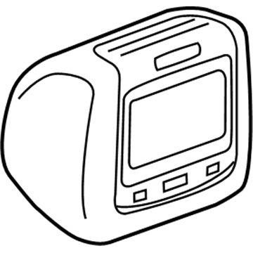 GM 22840151 DVD Unit, Passenger Side
