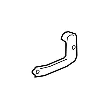 GM 84076192 Frame Cover, Black, Driver Side