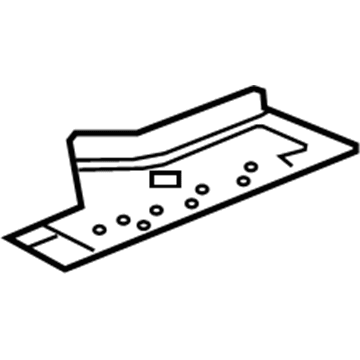 GM 22990182 Side Reinforcement, Front Driver Side