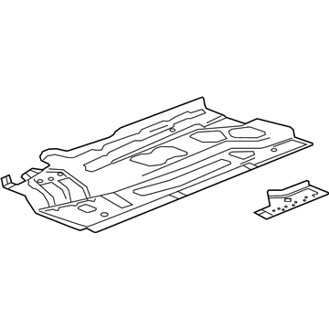 2020 Cadillac CT6 Floor Pan - 23374929