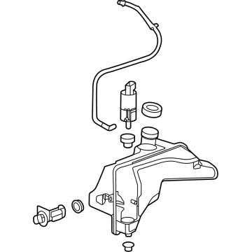Chevy Corvette Washer Reservoir - 84557041