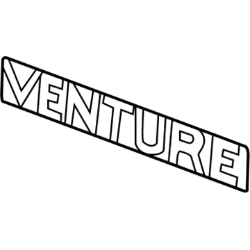 GM 10252926 Nameplate, Front