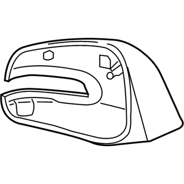 Buick Mirror Cover - 95375223