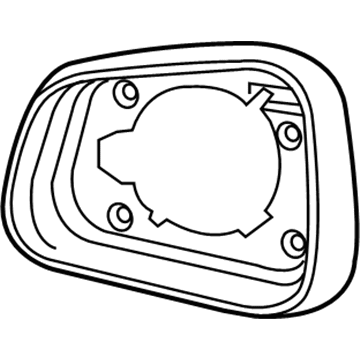 Chevy Mirror Cover - 42492878