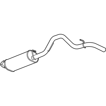 2007 Chevy Express 3500 Muffler - 15795473