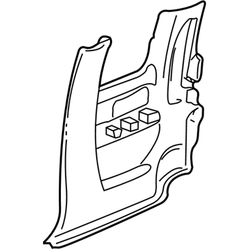 Chevy 15058112 Body Side Trim