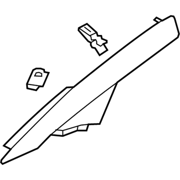 GM 22899445 Windshield Pillar Trim, Driver Side