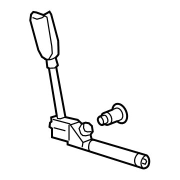 GM 84572040 Tensioner, Black, Passenger Side