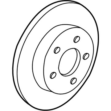 2005 Cadillac DeVille Brake Disc - 88967261