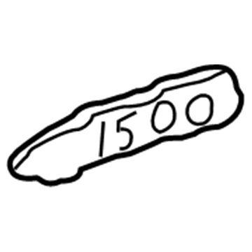 Chevy C3500 Emblem - 15551239