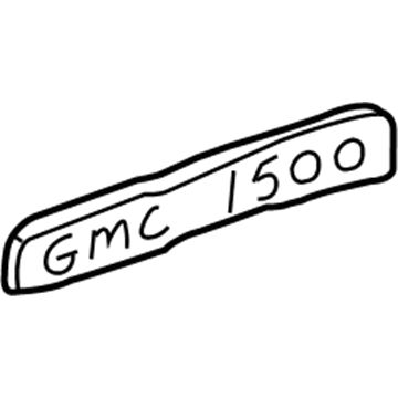 Chevy K20 Emblem - 15551237